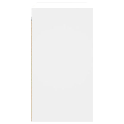 Mobile a Muro con Ante in Vetro Bianco 68x37x68,5 cm - homemem39