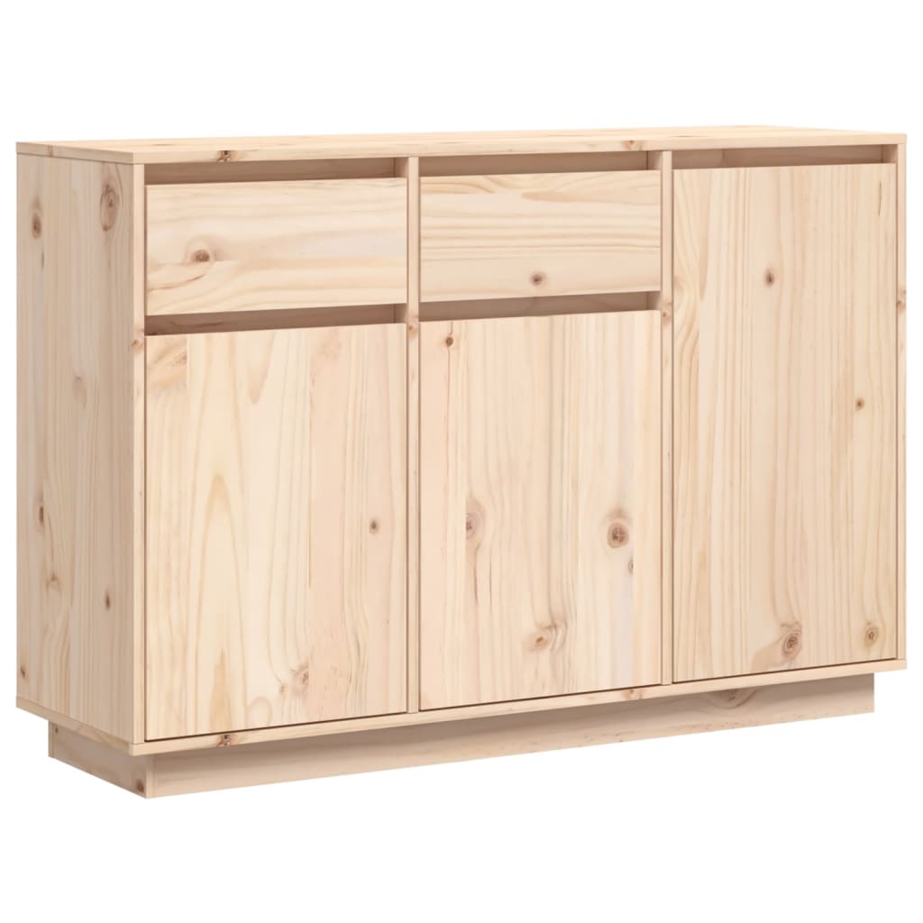 Credenza 110x34x75 cm in Legno Massello di Pino - homemem39