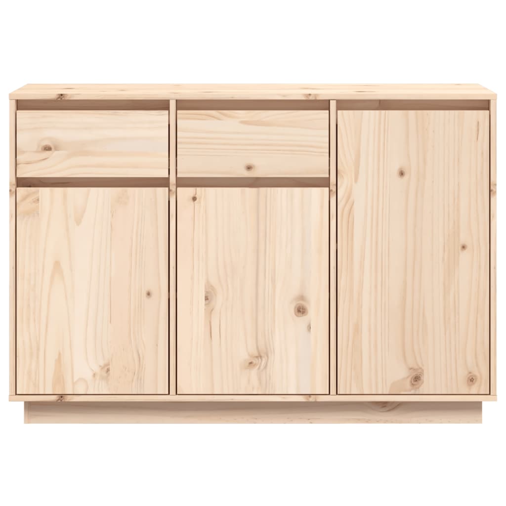 Credenza 110x34x75 cm in Legno Massello di Pino - homemem39