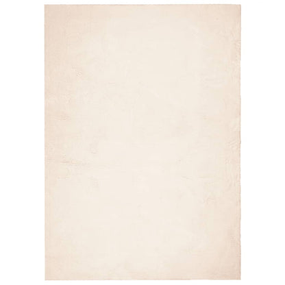 Tappeto a Pelo Corto HUARTE Morbido e Lavabile Beige 160x230 cm - homemem39