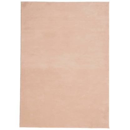 Tappeto a Pelo Corto HUARTE Morbido e Lavabile Rosato 160x230cm - homemem39