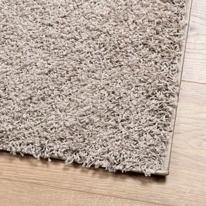 Tappeto Shaggy a Pelo Lungo Moderno Beige 160x230 cm - homemem39