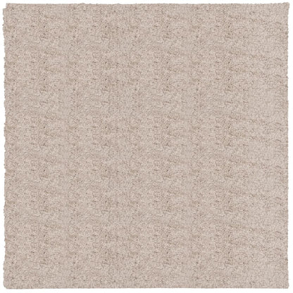 Tappeto Shaggy a Pelo Lungo Moderno Beige 200x200 cm - homemem39