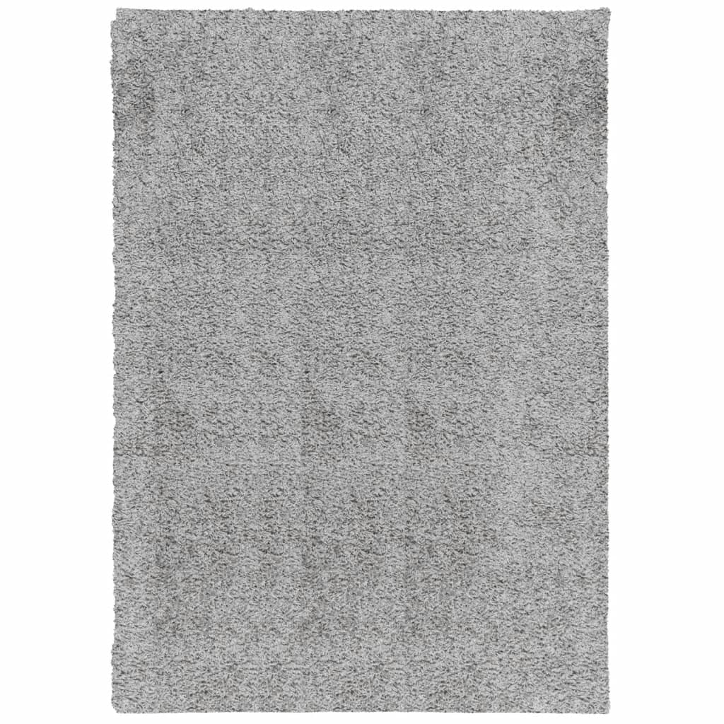 Tappeto Shaggy a Pelo Lungo Moderno Grigio 160x230 cm - homemem39