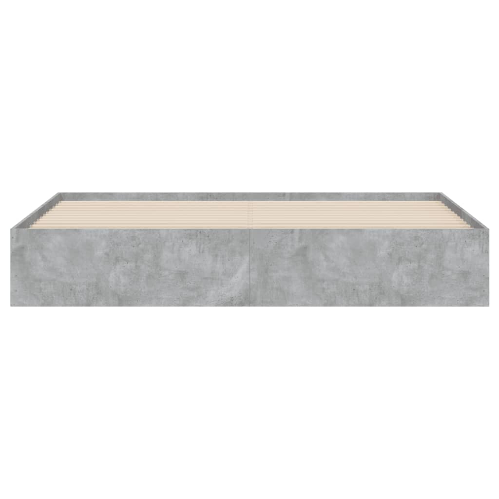 Giroletto Cassetti Grigio Cemento 200x200 cm Legno Multistrato - homemem39