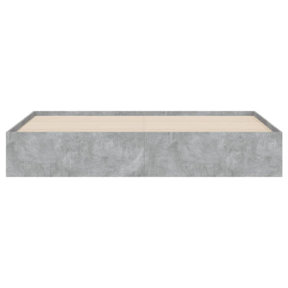 Giroletto Cassetti Grigio Cemento 200x200 cm Legno Multistrato - homemem39