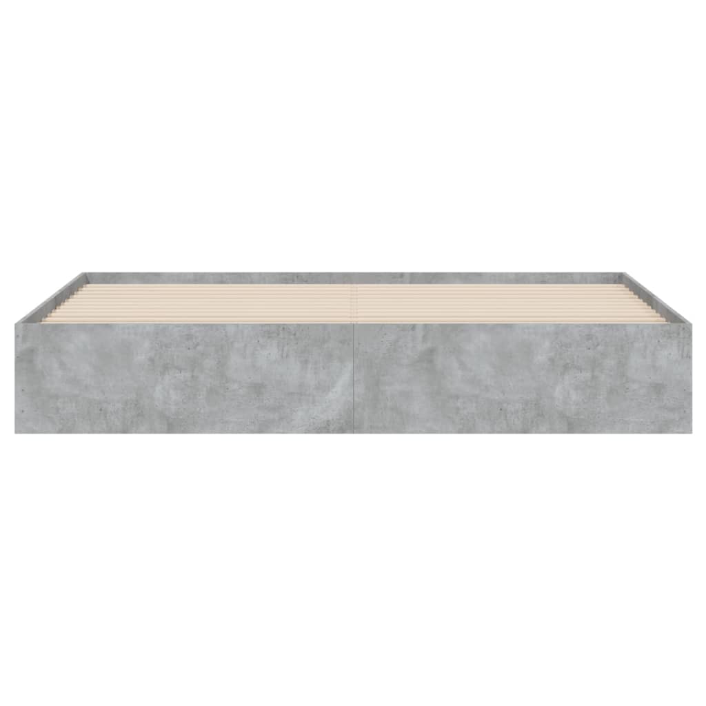 Giroletto Cassetti Grigio Cemento 180x200 cm Legno Multistrato - homemem39