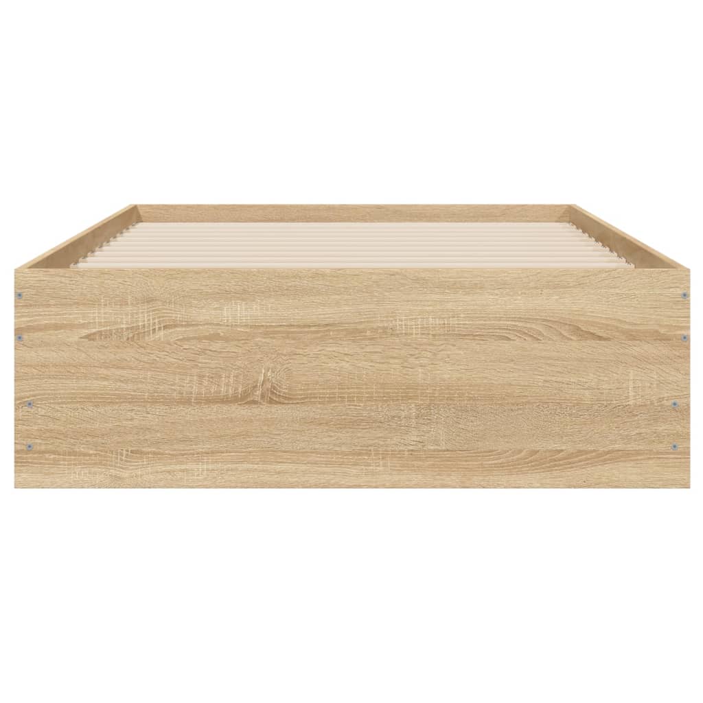 Giroletto Cassetti Rovere Sonoma 100x200 cm Legno Multistrato - homemem39