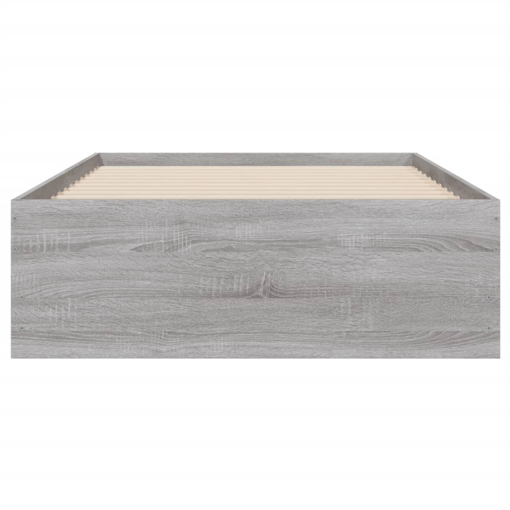 Giroletto Cassetti Grigio Sonoma 100x200 cm Legno Multistrato - homemem39