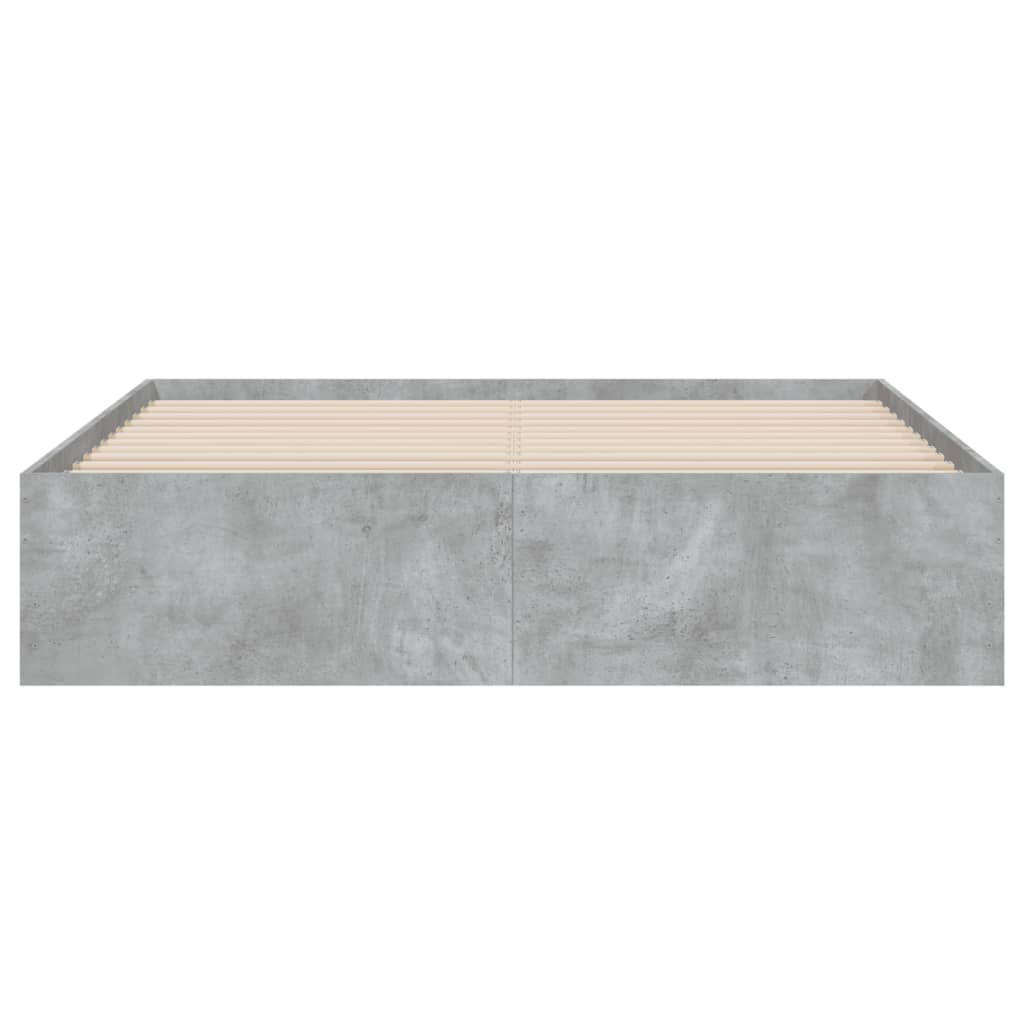 Giroletto Cassetti Grigio Cemento 140x190 cm Legno Multistrato - homemem39