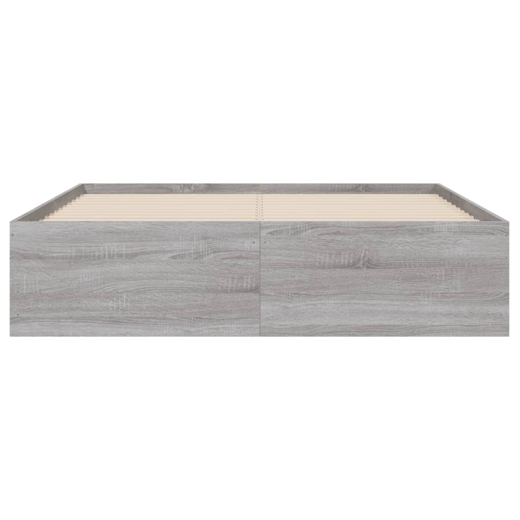 Giroletto Cassetti Grigio Sonoma 120x190 cm Legno Multistrato - homemem39