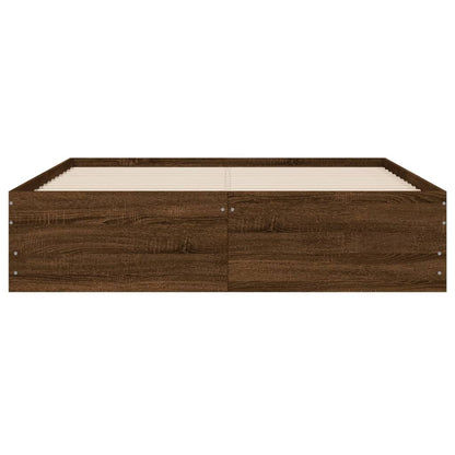 Giroletto Cassetti Rovere Marrone 120x190 cm Legno Multistrato - homemem39