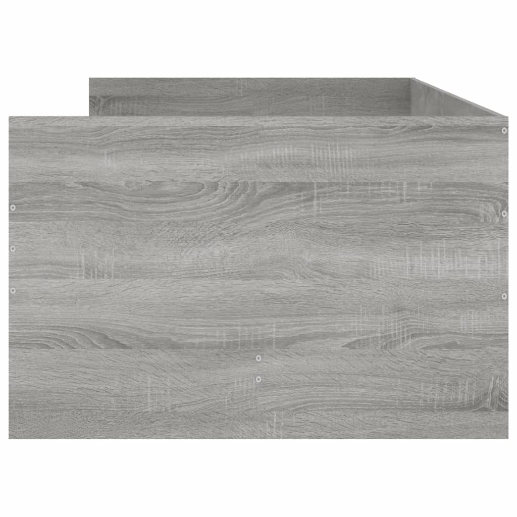 Giroletto con Cassetti Grigio Sonoma 100x200 cm - homemem39