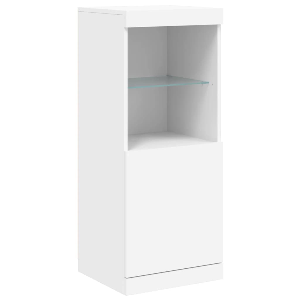 Credenza con Luci LED Bianca 41x37x100 cm - homemem39