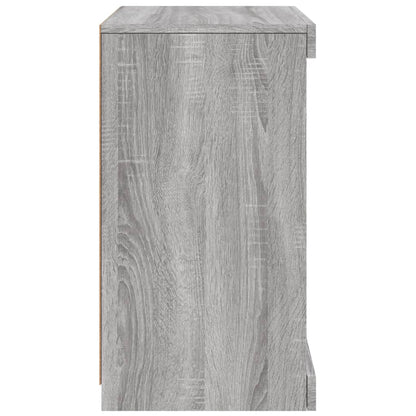 Credenza con Luci LED Grigio Sonoma 41x37x67 cm - homemem39