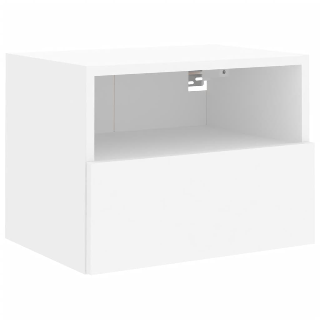 Mobile TV a Parete Bianco 40x30x30 cm in Legno Multistrato - homemem39