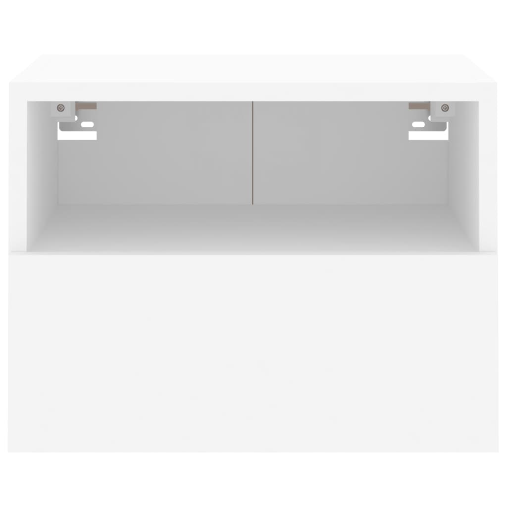 Mobile TV a Parete Bianco 40x30x30 cm in Legno Multistrato - homemem39