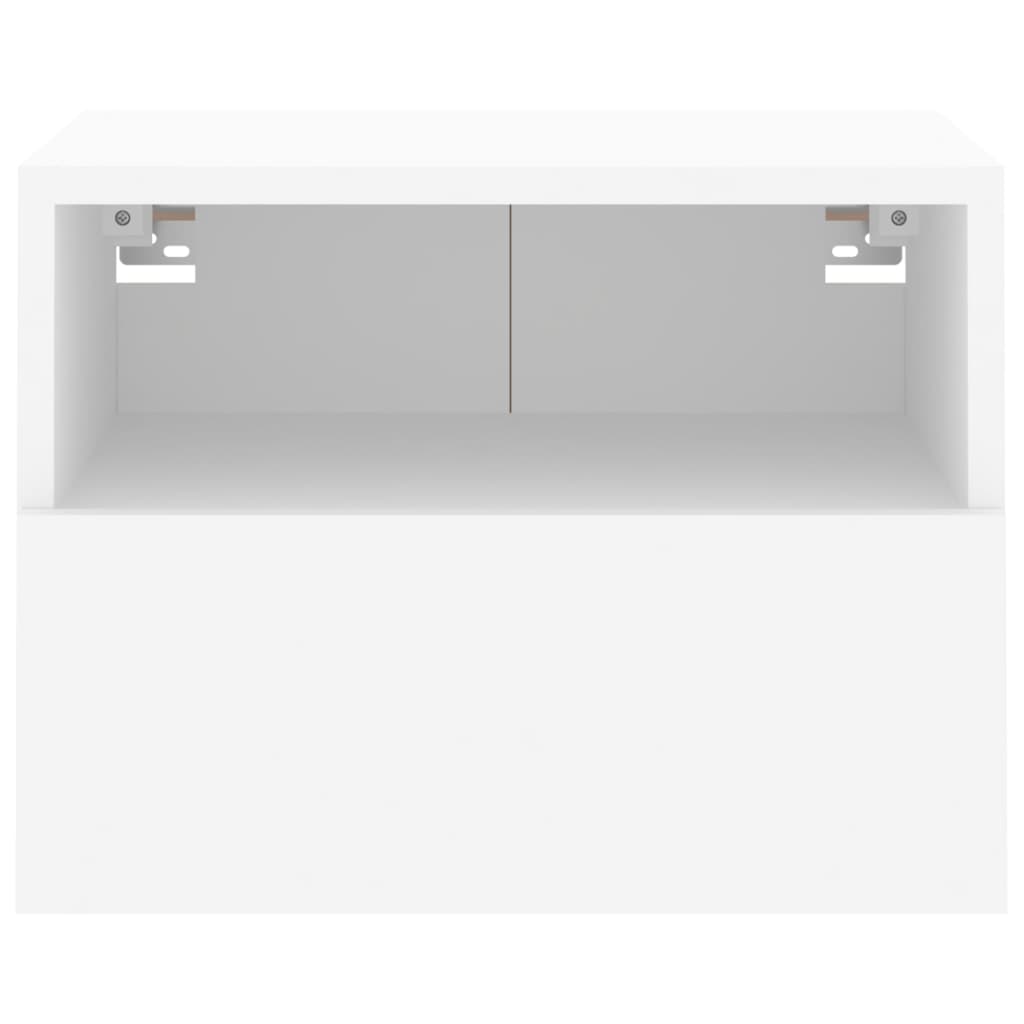 Mobili TV a Parete 2pz Bianchi 40x30x30 cm in Legno Multistrato - homemem39