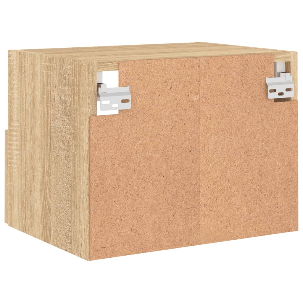 Mobili TV Muro 2pz Rovere Sonoma 40x30x30 cm Legno Multistrato - homemem39