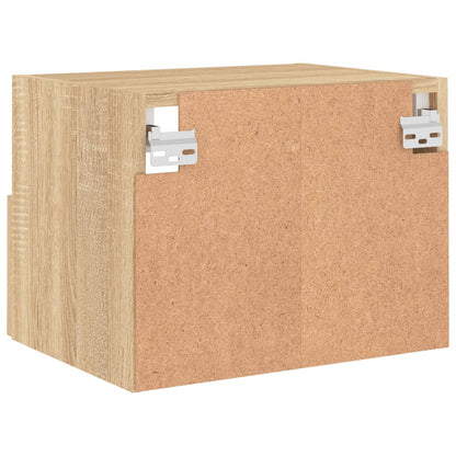 Mobili TV Muro 2pz Rovere Sonoma 40x30x30 cm Legno Multistrato - homemem39