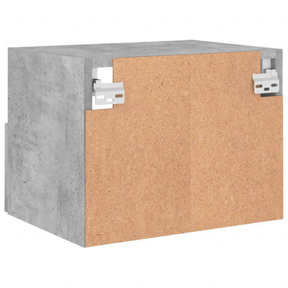 Mobili TV Muro 2pz Grigio Cemento 40x30x30 cm Legno Multistrato - homemem39