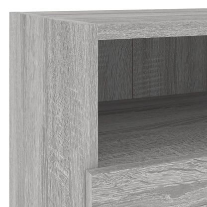 Mobile TV Parete Grigio Sonoma 40x30x30 cm in Legno Multistrato - homemem39