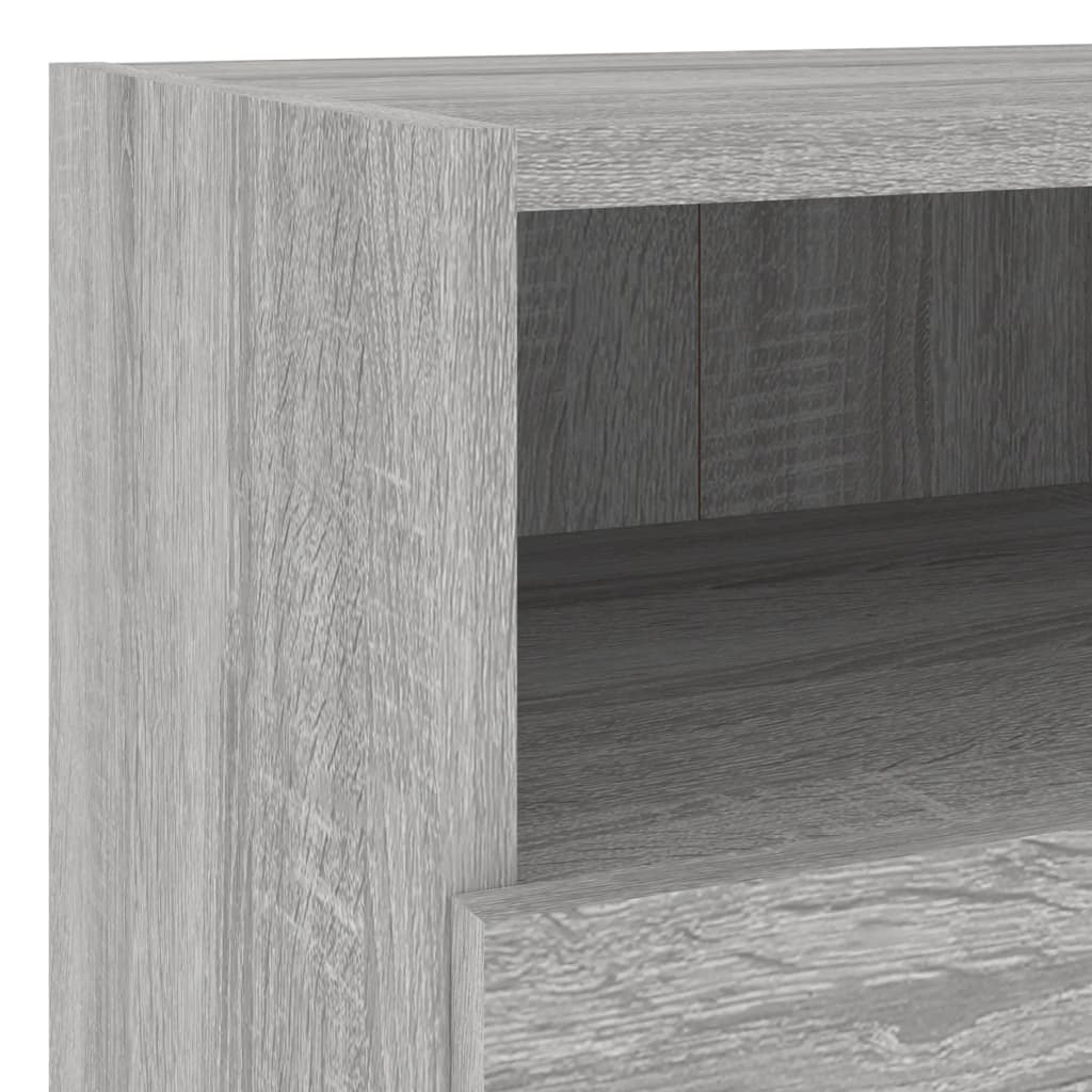 Mobili TV Muro 2pz Grigio Sonoma 40x30x30 cm Legno Multistrato - homemem39