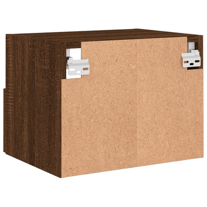 Mobili TV Muro 2 pz Rovere Marrone 40x30x30cm Legno Multistrato - homemem39