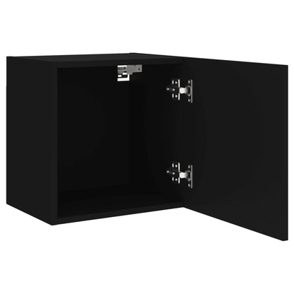 Mobile TV a Parete Nero 40,5x30x40 cm in Legno Multistrato - homemem39