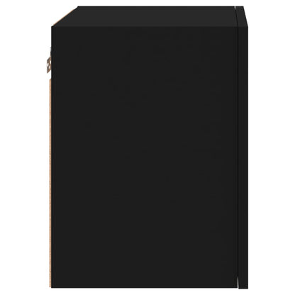 Mobile TV a Parete Nero 40,5x30x40 cm in Legno Multistrato - homemem39