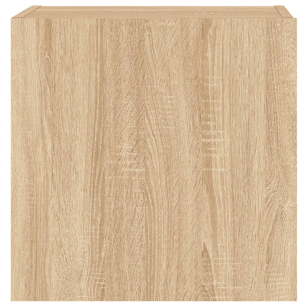 Mobile TV Parete Rovere Sonoma 40,5x30x40 cm Legno Multistrato - homemem39