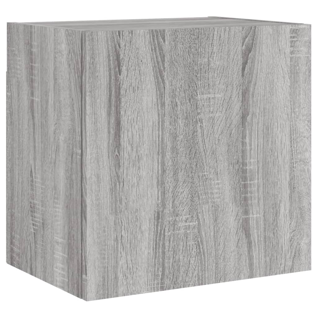 Mobile TV Parete Grigio Sonoma 40,5x30x40 cm Legno Multistrato - homemem39