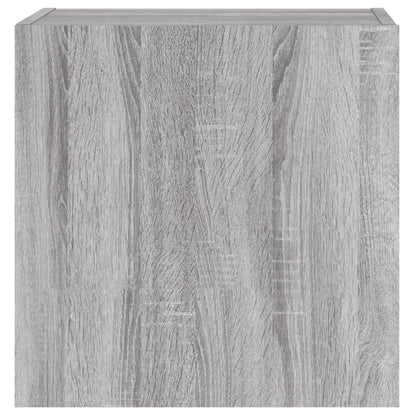 Mobile TV Parete Grigio Sonoma 40,5x30x40 cm Legno Multistrato - homemem39