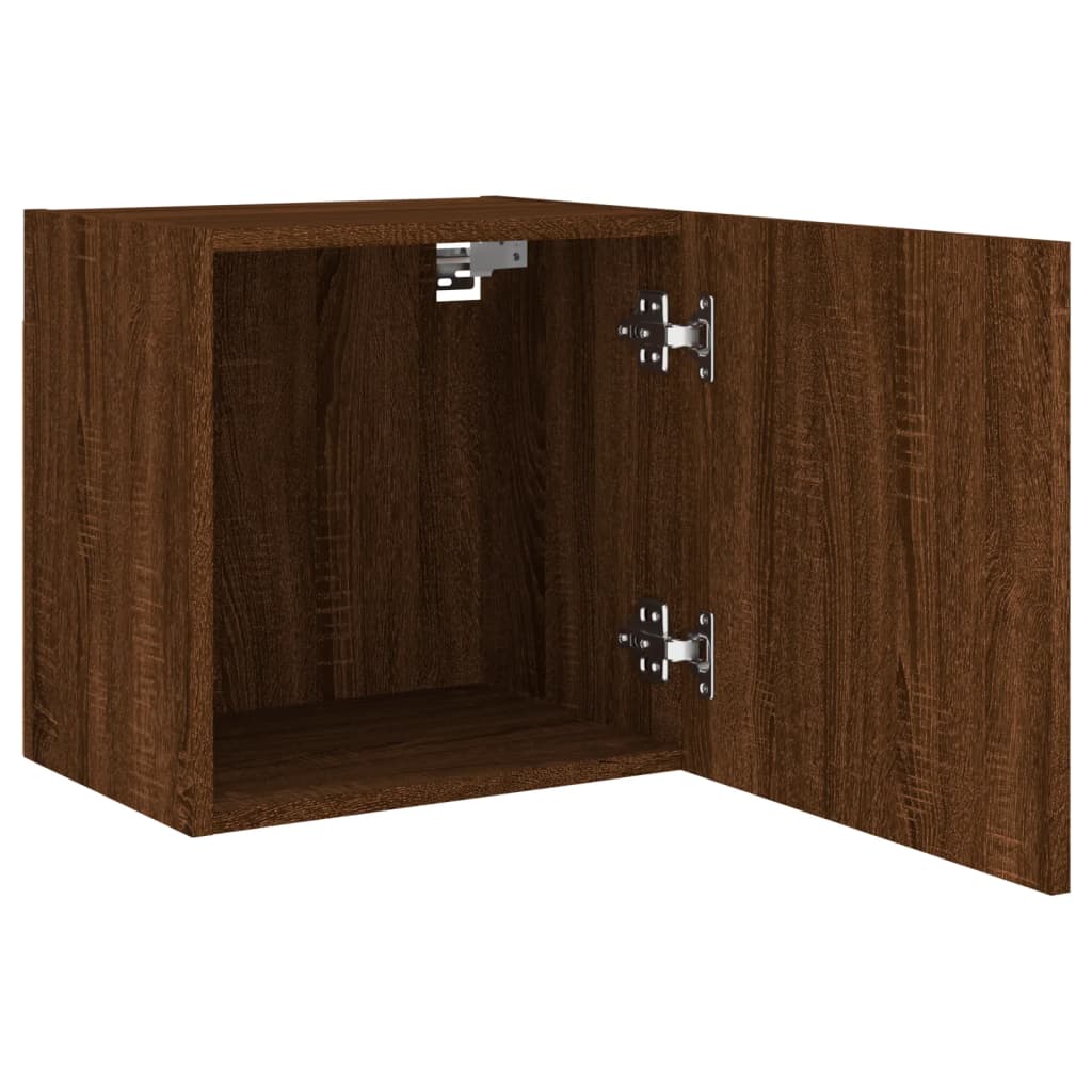 Mobili TV Muro 2pz Rovere Marrone 40,5x30x40 Legno Multistrato - homemem39