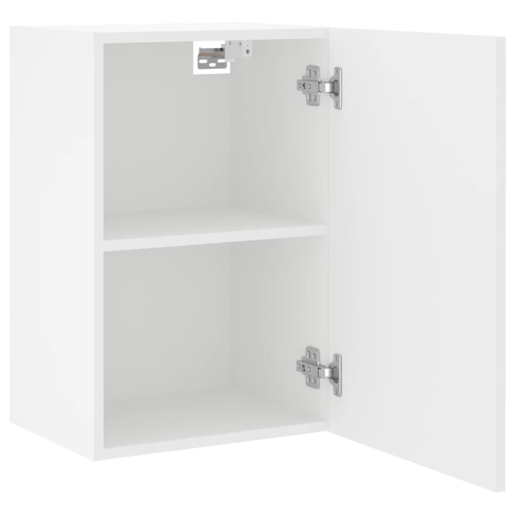 Mobili TV a Parete 2pz Bianchi 40,5x30x60 cm Legno Multistrato - homemem39