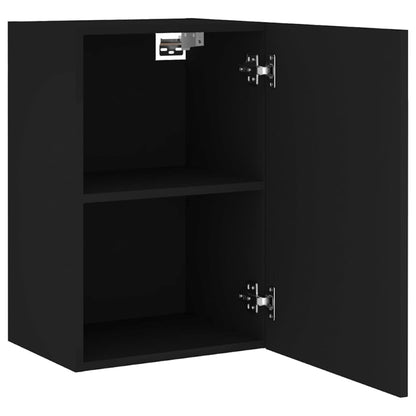 Mobile TV a Parete Nero 40,5x30x60 cm in Legno Multistrato - homemem39