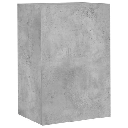 Mobili TV Muro 2pz Grigio Cemento 40,5x30x60 Legno Multistrato - homemem39