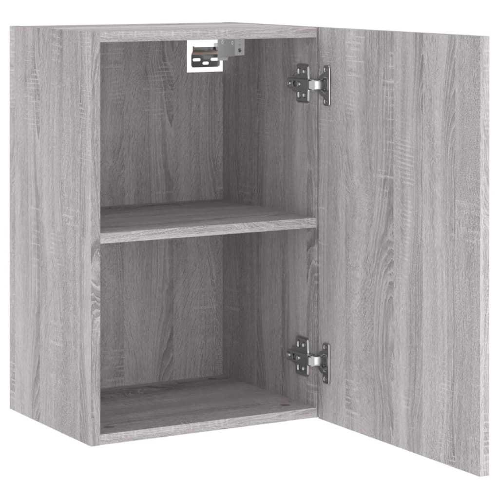 Mobile TV Parete Grigio Sonoma 40,5x30x60 cm Legno Multistrato - homemem39