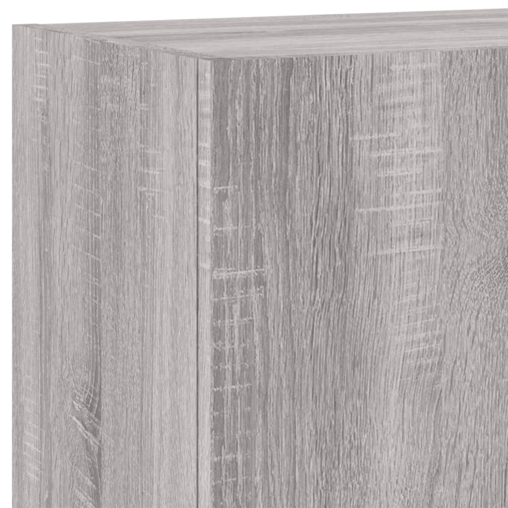 Mobile TV Parete Grigio Sonoma 40,5x30x60 cm Legno Multistrato - homemem39