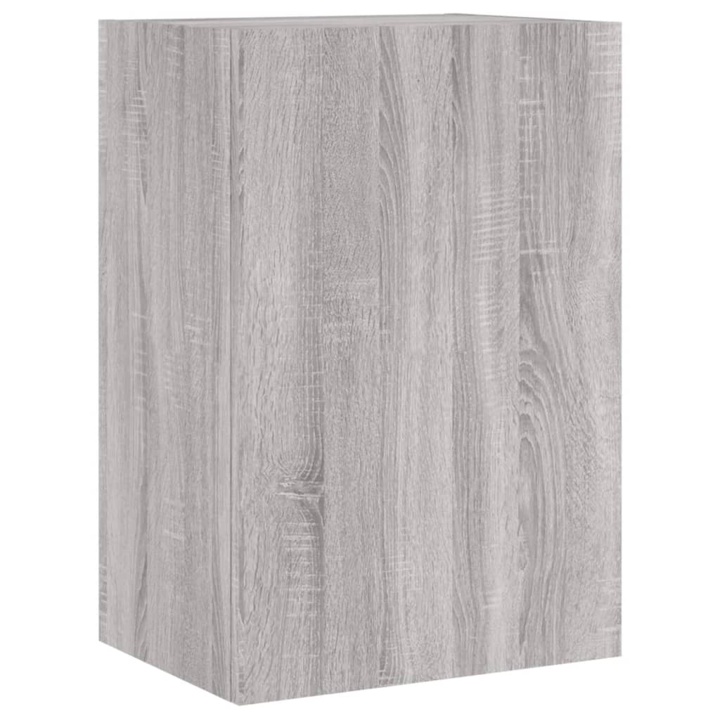 Mobili TV Muro 2pz Grigio Sonoma 40,5x30x60cm Legno Multistrato - homemem39