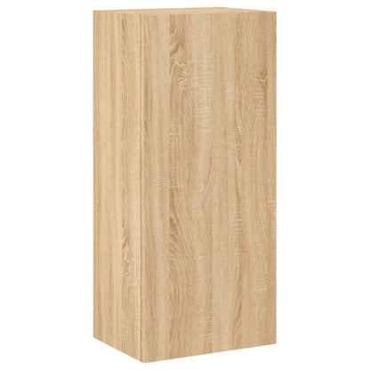 Mobile TV Parete Rovere Sonoma 40,5x30x90 cm Legno Multistrato - homemem39