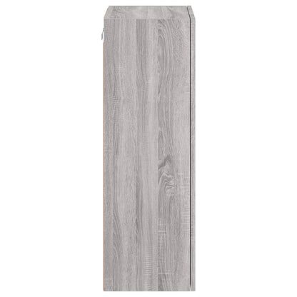 Mobile TV Parete Grigio Sonoma 40,5x30x90 cm Legno Multistrato - homemem39