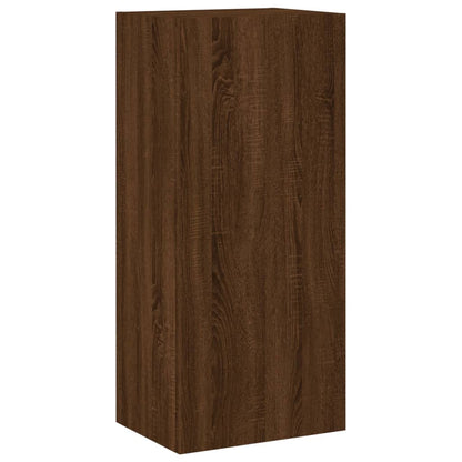 Mobile TV Parete Rovere Marrone 40,5x30x90 cm Legno Multistrato - homemem39