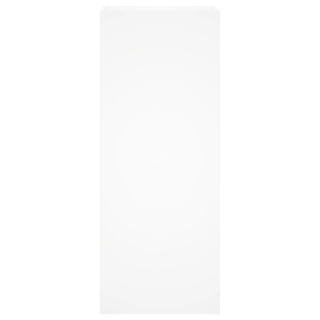 Mobile TV a Parete Bianco 40,5x30x102 cm in Legno Multistrato - homemem39