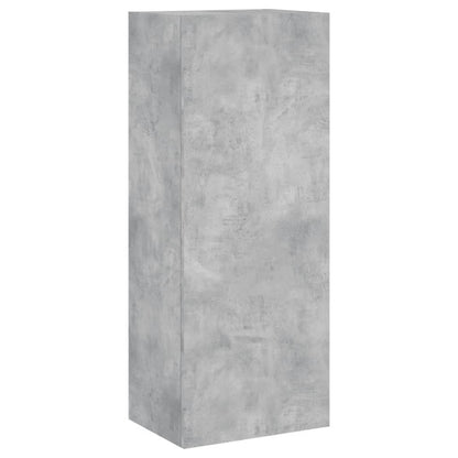 Mobile TV Parete Grigio Cemento 40,5x30x102cm Legno Multistrato - homemem39