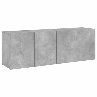 Mobili TV a Parete 2pz Grigio Cemento 60x30x41 cm - homemem39