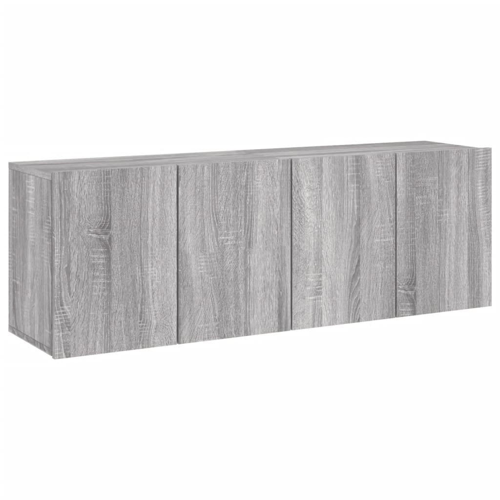 Mobili TV a Parete 2pz Grigio Sonoma 60x30x41 cm - homemem39