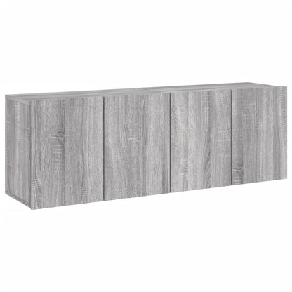 Mobili TV a Parete 2pz Grigio Sonoma 60x30x41 cm - homemem39