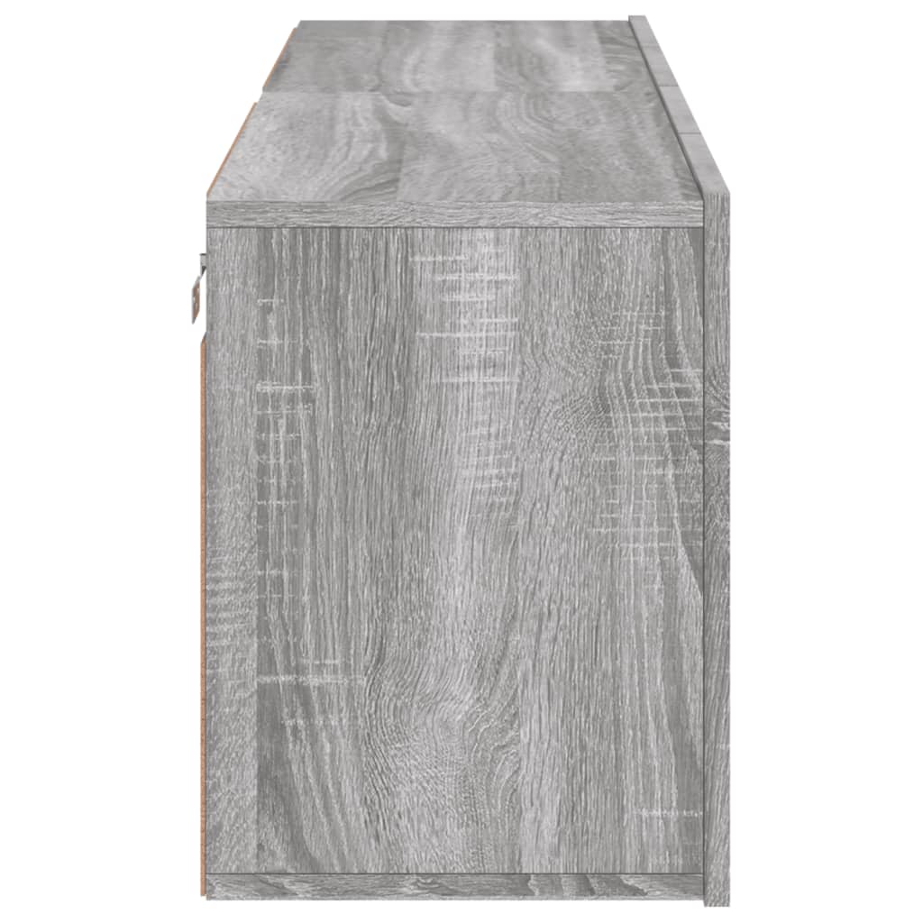 Mobili TV a Parete 2pz Grigio Sonoma 60x30x41 cm - homemem39