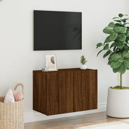 Mobile TV a Parete Rovere Marrone 60x30x41 cm - homemem39